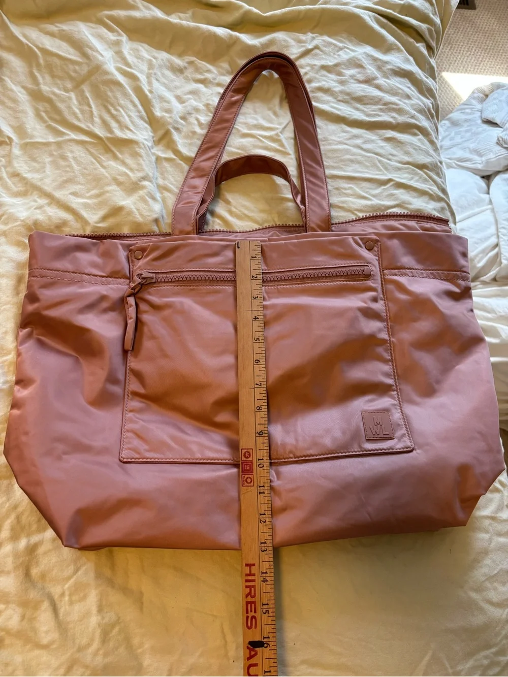 Madewell MWL (Re)sourced Tote Bag in Pink or Rose Gold